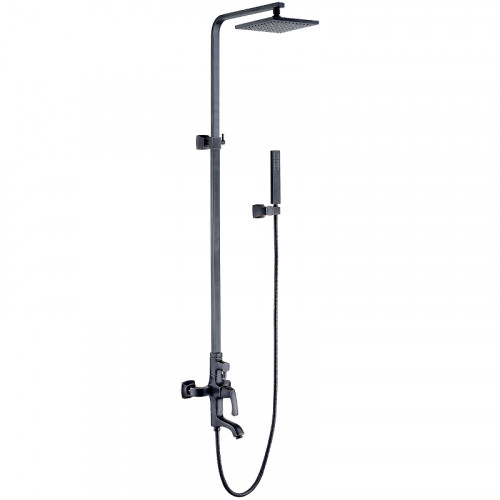 Душевая система Lemark Nubira LM6262ORB Черная бронза латунь на стену