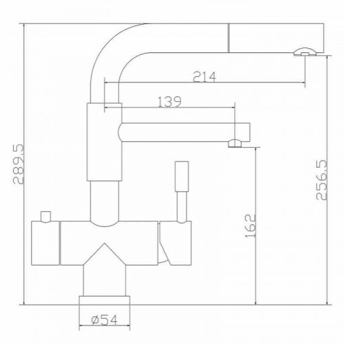 Смеситель для кухни ZorG Inox SZR-3216 BRONZE Бронза нержавеющая сталь