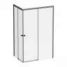 Душевой уголок AM.PM X-Joy 120х80 W94G-403-120280-BT1K профиль Черный матовый стекло прозрачное