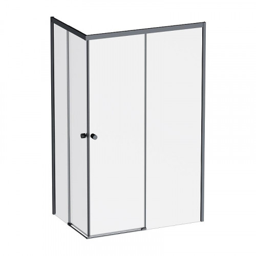 Душевой уголок AM.PM X-Joy 120х80 W94G-403-120280-BT1K профиль Черный матовый стекло прозрачное