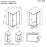 Душевой уголок AM.PM X-Joy 120х80 W94G-403-120280-BT1K профиль Черный матовый стекло прозрачное