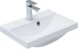 Тумба с раковиной Aquanet Нота New 50 345793 цвет Белый глянец