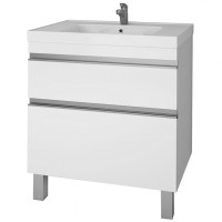 Тумба под раковину Dreja Grace Plus 70 99.0905 Белый глянец МДФ / ЛДСП