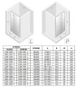 Душевая дверь New Trendy Avexa Chrome 140 L EXK-1453 профиль Хром стекло прозрачное