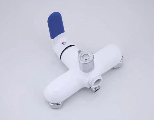 Смеситель для ванны Frap H34 F2234 универсальный Белый Хром латунь на стену