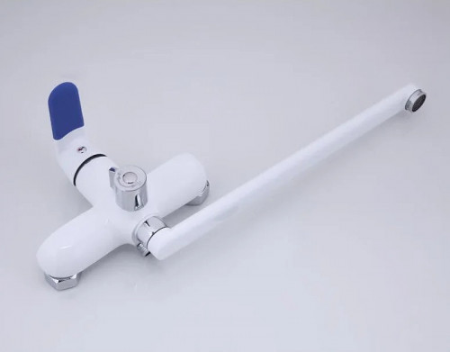 Смеситель для ванны Frap H34 F2234 универсальный Белый Хром латунь на стену