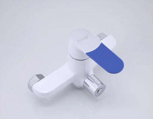 Смеситель для ванны Frap H34 F2234 универсальный Белый Хром латунь на стену