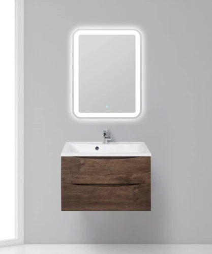 Тумба под раковину BelBagno Marino 75 MARINO-750-2C-SO-RW-P подвесная Rovere Moro МДФ / ЛДСП