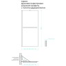 Душевая перегородка Maybah Glass MGD-728-5ш 790x1950 в широком профиле Хром матовый стекло бронзовое матовое