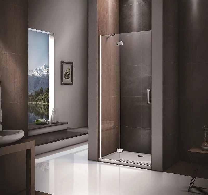 Душевая дверь Good Door Saturn WTW-130-C-CH-L 130 профиль Хром стекло прозрачное