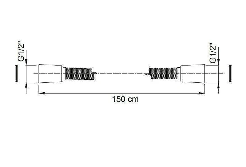 Душевой шланг Fima Carlo Frattini Shower accessories F2128CR цвет Хром