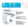 Смеситель для раковины Gappo G48 G1048 Белый Хром латунь
