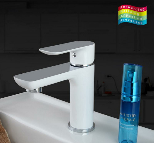 Смеситель для раковины Gappo G48 G1048 Белый Хром латунь