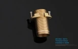 Смеситель для раковины Gappo G48 G1048 Белый Хром латунь