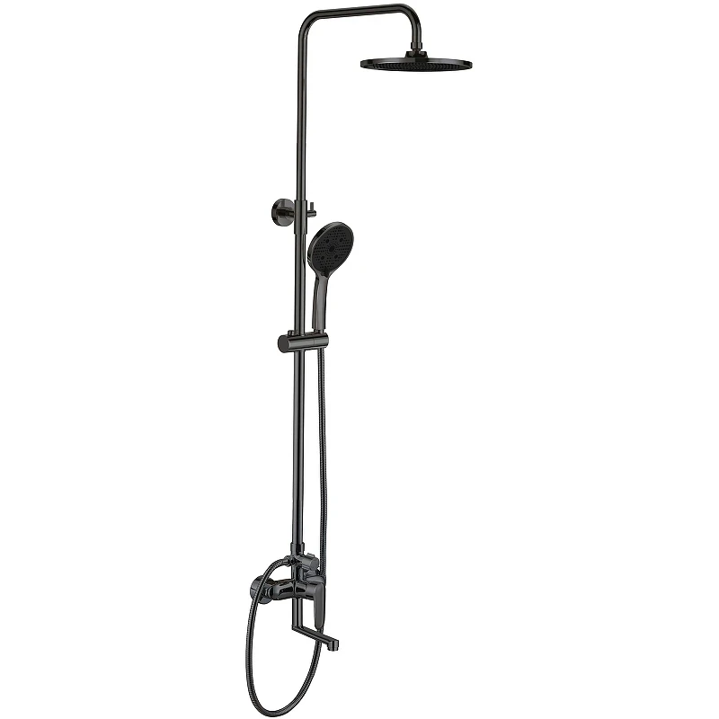 Душевая система ESKO Lagos Gun Metal ST205LGGM Оружейная сталь