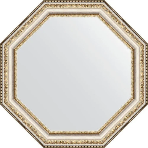 Зеркало Evoform Octagon 52х52 BY 3709 в багетной раме - Золотые бусы на серебре 60