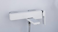 Смеситель для ванны Gappo G17-8 G3217-8 Белый Хром латунь на стену
