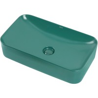 Раковина-чаша Abber Rechteck 61 AC2204MBG Зеленая матовая фаянс накладная