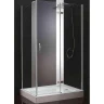 Душевой уголок Cezares Bergamo 100x80 R BERGAMO-W-AH-1-100/80-C-Cr-R профиль Хром стекло прозрачное
