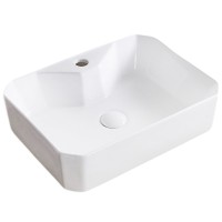 Раковина-чаша BelBagno 49 BB1387 Белая фаянс накладная