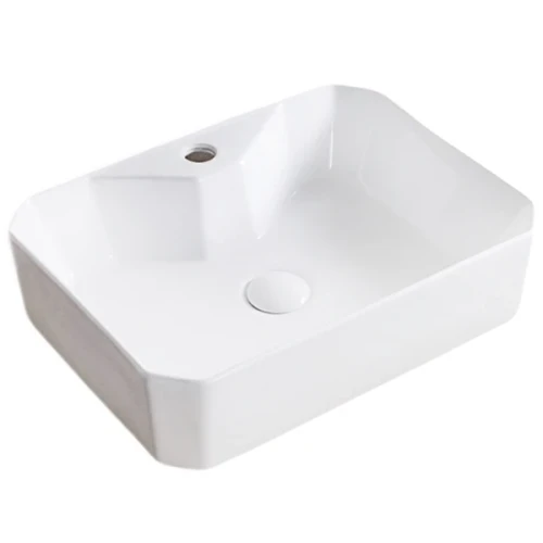 Раковина-чаша BelBagno 49 BB1387 Белая фаянс накладная