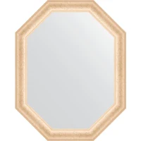 Зеркало Evoform Octagon 75x95 BY 7144 в багетной раме - Старый гипс 82 мм стекло