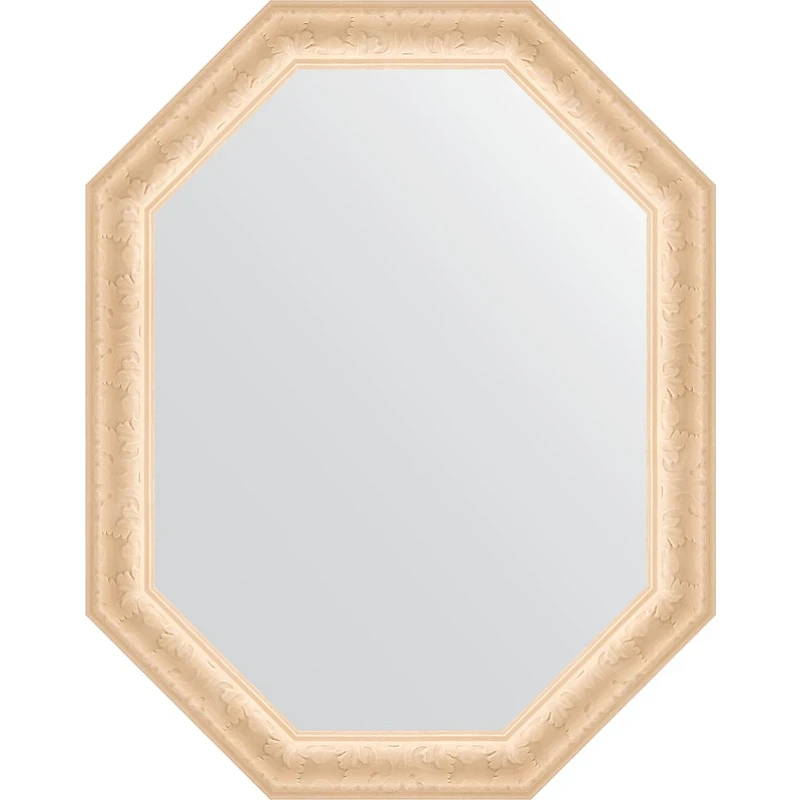 Зеркало Evoform Octagon 75x95 BY 7144 в багетной раме - Старый гипс 82 мм стекло