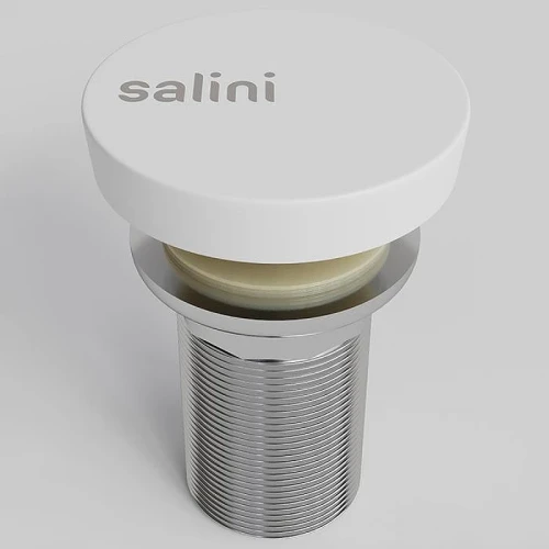 Донный клапан Salini 16232WM click-clack цвет Белый матовый