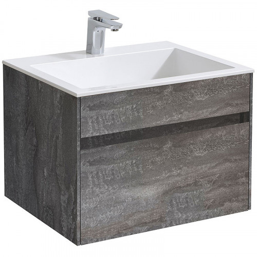 Тумба под раковину Vincea Chiara 60 VMC-2C600GS подвесная G.Stone МДФ / ЛДСП