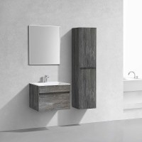 Тумба под раковину Vincea Chiara 60 VMC-2C600GS подвесная G.Stone МДФ / ЛДСП