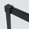 Душевой уголок Vincea Soft 2 140x80 VSR-3SO28014CLB профиль Черный стекло прозрачное