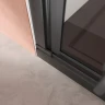 Душевая дверь Cezares Liner 90 R LINER-B-12-90-C-NERO-R профиль Черный матовый стекло прозрачное