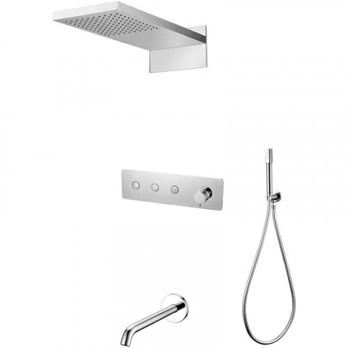 Душевая система Boheme Fusion 130-2-CR Хром латунь на стену