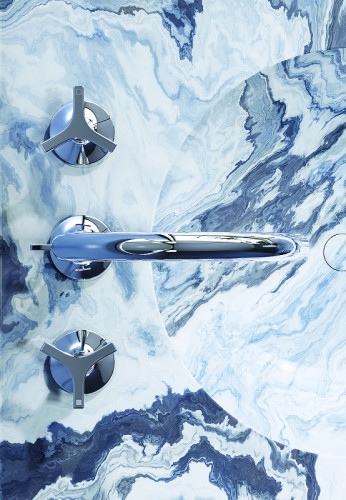 Смеситель для раковины Kludi Nova Fonte 201440539 Хром латунь встраиваемый