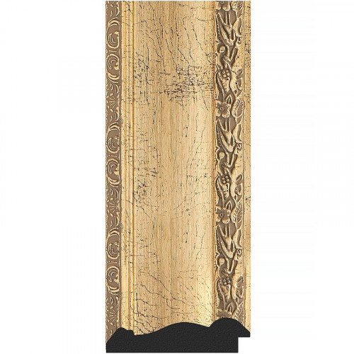 Зеркало Evoform Polygon 92х72 BY 7263 в багетной раме - Состаренное серебро с орнаментом 120 мм стекло