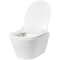 Унитаз Creto Logan L3 1003-001-L3W подвесной Белый без сиденья подвесной