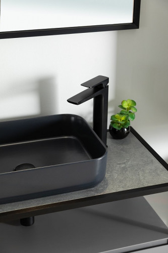 Смеситель для раковины Allen Brau Infinity 5.21002-31 Черный матовый латунь