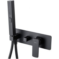 Смеситель для душа Allen Brau Infinity 5.21011-31 Черный матовый латунь встраиваемый