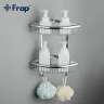 Полка корзина Frap F352-1 угловая Хром