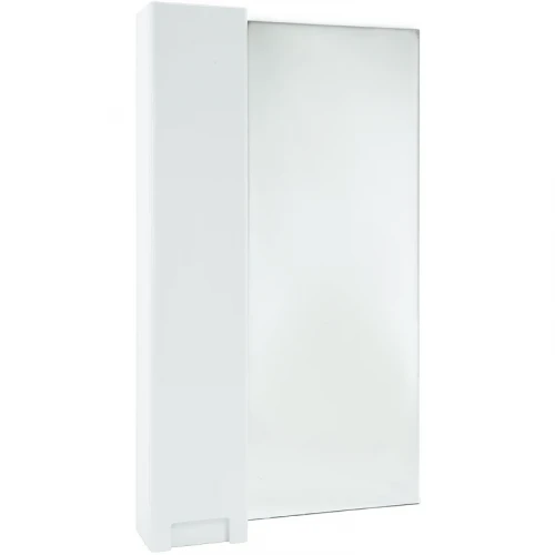 Зеркало со шкафом Bellezza Пегас 50 L 4610406022016 Белое МДФ / ЛДСП, стекло