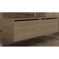 Тумба Boheme Armadi Art Flat Vallessi Uno-S 140 897-140-L подвесная Light oak МДФ / ЛДСП
