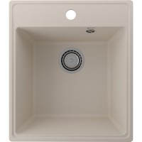 Кухонная мойка Ulgran Quartz Forte 425-02 Лен искусственный камень (литьевой мрамор) встраиваемый