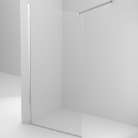 Душевая перегородка BelBagno Kraft 100 KRAFT-L-1-100-C-Cr профиль Хром стекло прозрачное