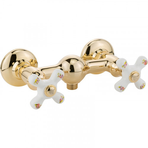 Смеситель для душа Migliore Provance 19481 Золото латунь на стену