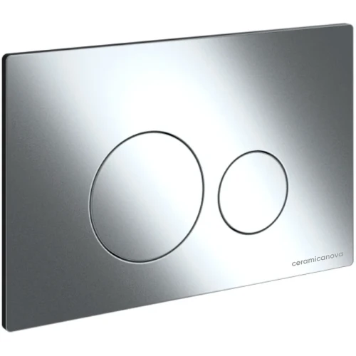 Комплект унитаза с инсталляцией Ceramicanova Metropol CN4002MB_1001CH_1000 с сиденьем Микролифт и клавишей смыва Хром фарфор подвесной