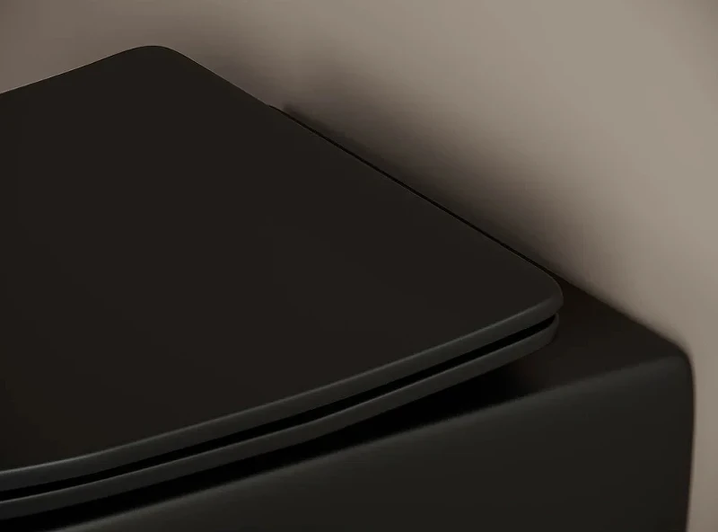 Комплект унитаза с инсталляцией Ceramicanova Metropol CN4002MB_1001CH_1000 с сиденьем Микролифт и клавишей смыва Хром фарфор подвесной