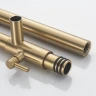 Душевая система Rose R18G R1896G с термостатом Золото матовое