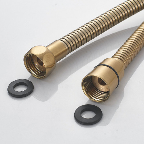 Душевая система Rose R18G R1896G с термостатом Золото матовое