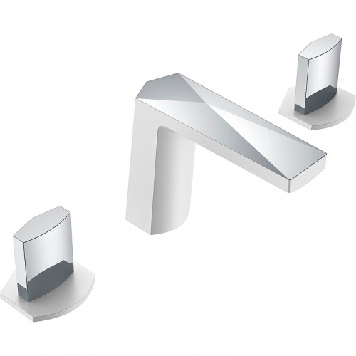 Смеситель для раковины Boheme Venturo 150-WCR-ICE Белый Хром латунь