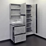 Тумба с раковиной Comforty Эдинбург 60Н 00-00004763 Бетон светлый МДФ / ЛДСП